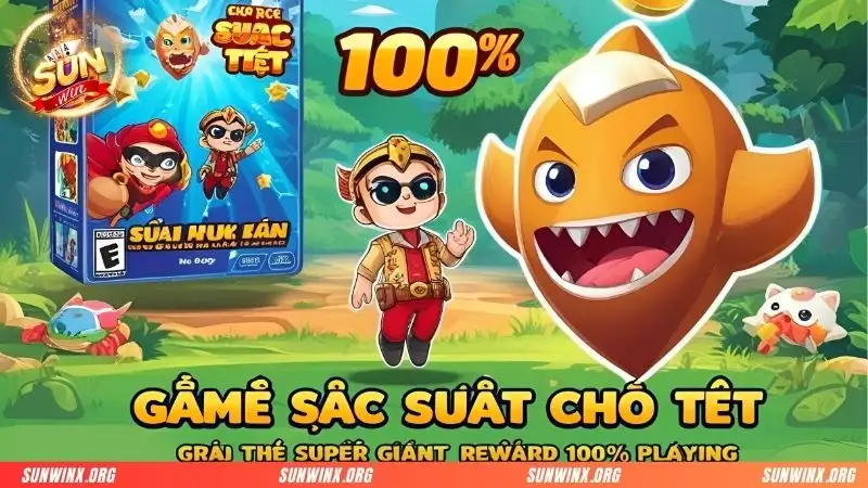 2 Sắc xuân chợ tết Sunwin mang đến những vòng quay đầy màu sắc